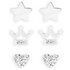 Revere Kids Sterling Silver Crystal Stud Earrings Set of 3