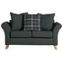 Argos Home Kayla 2 Seater Scatter Back Fabric Sofa Charcoal