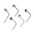 My Body Candy Sterling Silver Crystal Nose Studs - Set Of 5
