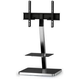Sonorous Up to 50 Inch TV and Media Stand - Black and Silver