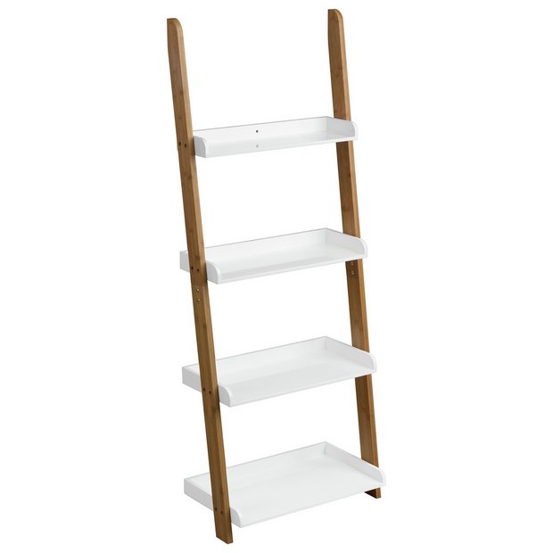 Buy Premier Housewares Nostra Bamboo Media Unit Gloss White CD and