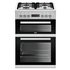 Beko KDDF653W 60cm Double Oven Dual Fuel Cooker - White