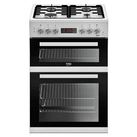 Beko KDDF653W 60cm Double Oven Dual Fuel Cooker - White