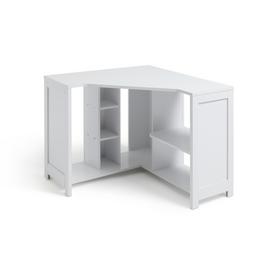 Argos Home Conrad Corner Office Desk - White
