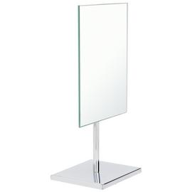 Argos Home Silver Frameless Pedestal Mirror - 34x17cm