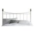 Alderley Metal Double Headboard - Ivory
