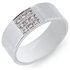 Domain Gents' Stainless Steel Cubic Zirconia Ring Boxed