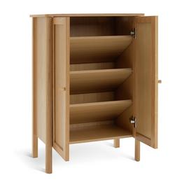 Argos Home Knole 2 Door Shoe Storage Cabinet - Oak