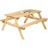 Argos Home Wooden 4 Seater Picnic Bench