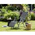 Argos Home Malibu Metal Recliner Chair - Black