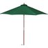 Argos Home 2.7m Water Repellent Garden Parasol - Green