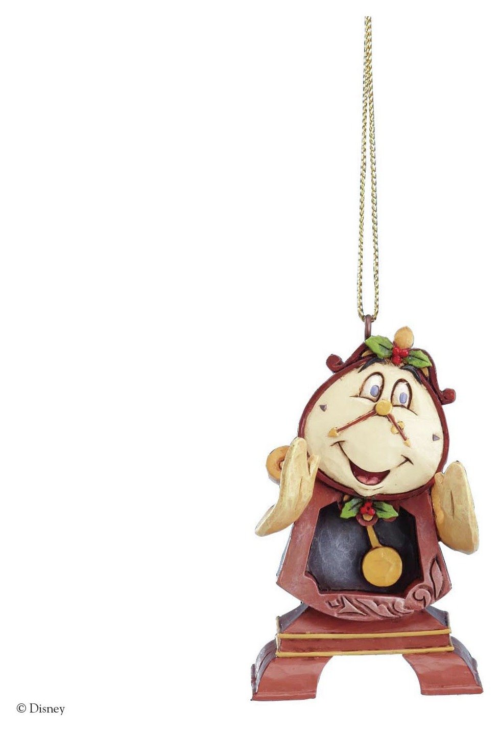 disney traditions cogsworth hanging ornament