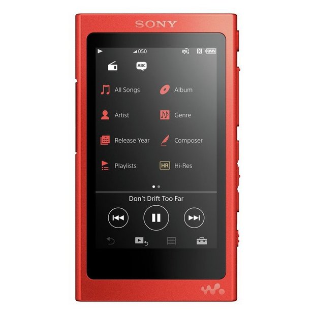 Buy Sony NWA35 Walkman High Resolution 16GB MP3 Player Red MP3