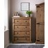 Argos Home Puerto Rico 4 Drawer Chest - Dark Pine