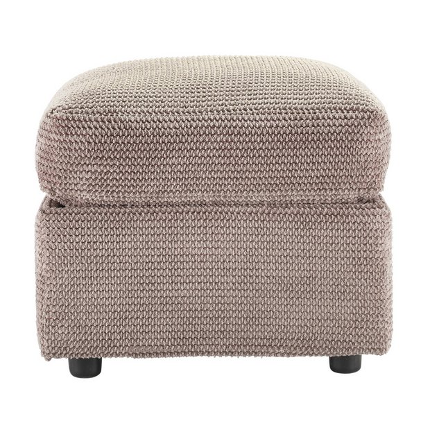 Buy HOME Barney Fabric Storage Footstool Mink at Argos.co.uk Your Online Shop for Footstools