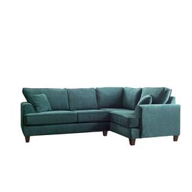 Argos Home Hampstead Right Corner Fabric Sofa - Ocean Blue