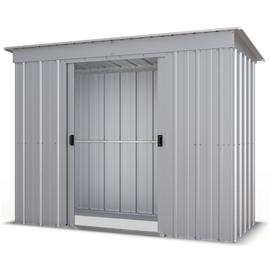 Yardmaster Pent Metal Garden Shed - 8 x 4ft