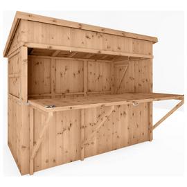 Mercia 9 x 4ft Garden Bar with Shutters