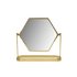 Danielle Creations Hexagon Gold Beauty Mirror