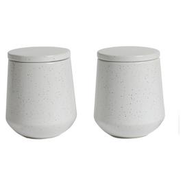 Habitat Addison 2 Piece Storage Canister - White