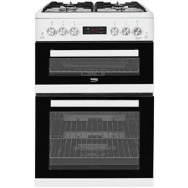 Beko KDG653W 60cm Double Oven Gas Cooker - White