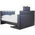 Hygena Kensal Black TV Bed Frame - Small Double