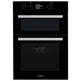 Indesit Aria IDD6340BL Built In Double Electric Oven - Black