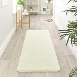 Buddy Washable Mat Plain Shaggy Rug