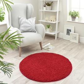 Buddy Washable Mat Plain Shaggy Rug