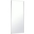 Sliding Wardrobe Door W762mm White Frame Mirror
