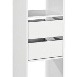 Spacepro Basix Twin Drw Pack for Sliding Wardrobes - White