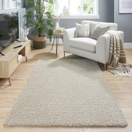 Buddy Washable Mat Plain Shaggy Rug