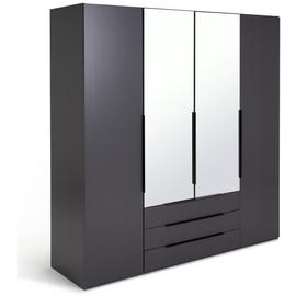 Argos Home Hallingford 4 Door 3 Drawer Mirror Wardrobe