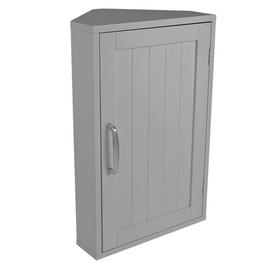 Argos Home Tongue & Groove Corner Wall Cabinet - Grey