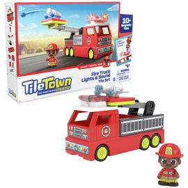 Tile Town Fire Truck Set