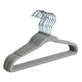 Argos Home Set of 10 Velvet Flocked Kids Hangers