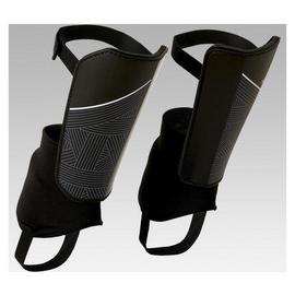 Decathlon Adult Football Shin Pads Essential 140 Black - L