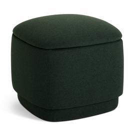 Habitat Fabric Storage Footstool - Green