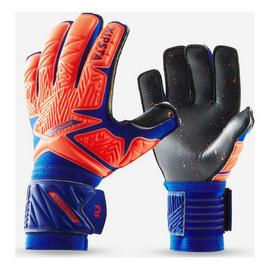 Decathlon Kids' Goalkeeper Gloves - Orange/Blue - Size 6