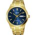 Lorus Mens Gold Plated Stainless Steel Bracelet Watch