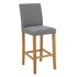 Argos Home Winslow Faux Leather Tall Bar Stool - Grey