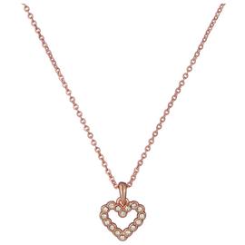Ted Baker Rose Gold Plated Halo Heart Pendant Necklace