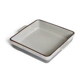 Habitat Speckle 27cm Square Ceramic Roaster