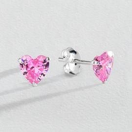 Revere Sterling Silver Heart Stud Earrings