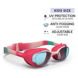 Decathlon Xbase Kids' Swimming Goggles - Pink Blue