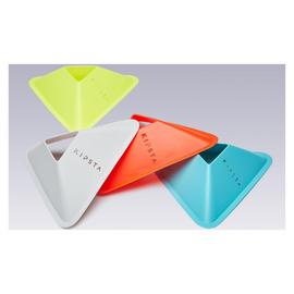 Decathlon Pack Of Flate Markers Yellow, Orange, Grey, Blue