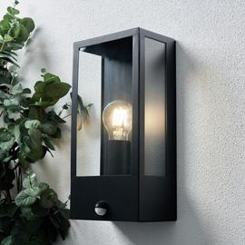 Zink COVE IP44 Black Outdoor Wall Box Lantern