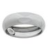 Revere 9ct White Gold D-Shape Wedding Ring - 6mm - N