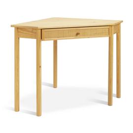 Habitat Simone 1 Drawer Corner Office Desk - Natural