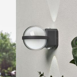 Zink ORB IP54 Anthracite LED Outdoor Globe Wall Light
